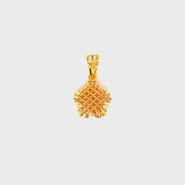 22K YG Women Fancy Pendant-1pc